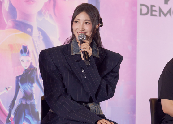 Singer EJAE, who was the singing voice behind the “KPop Demon Hunters” character Rumi [NETFLIX]