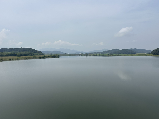 First sight of the Nakdong River on Sept. 30. [JIM BULLEY]
