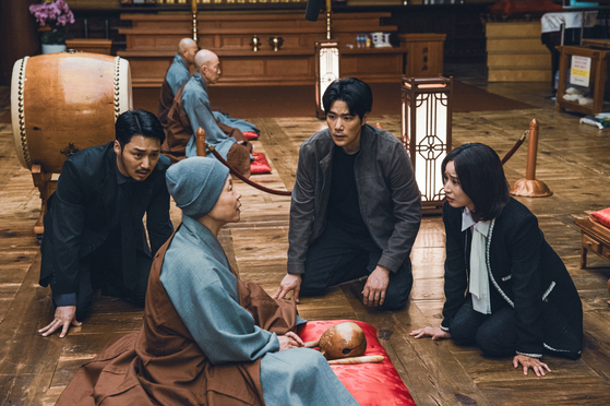 Still from Korea's first AI commercial feature film ″Run to the West″ [CJ CGV]