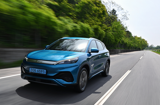 BYD’s Atto 3, which recently hit the Korean market [BYD]