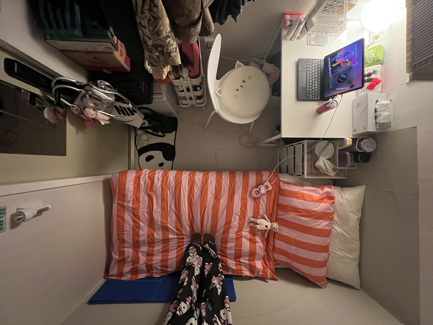 Lydia Rouka's gosiwon (small, affordable single-room housing) room [LYDIA ROUKA]
