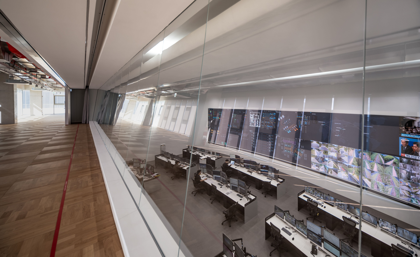 A view of the control room of Naver's Gak Sejong data center in Sejong [NAVER]