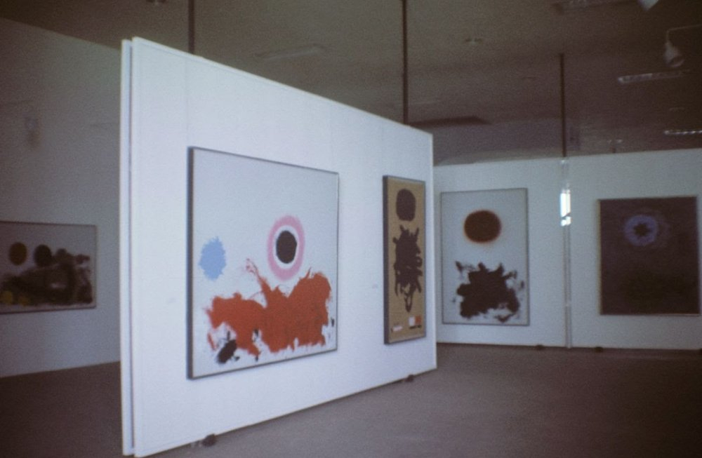 Installation view of Adolph Gottlieb's exhibition at the Sao Paulo Art Biennial in 1963 [ADOLPH AND ESTHER GOTTLIEB FOUNDATION]