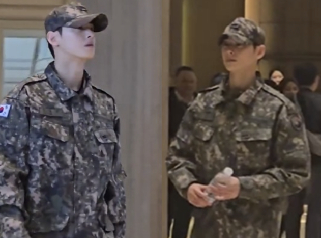 Screen captures of Cha Eun-woo spotted at APEC summit-related events [SCREEN CAPTURE]