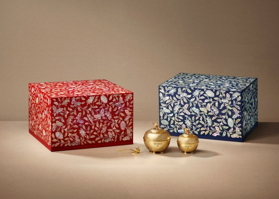 LG Household & Health Care's The Whoo Hwanyugo gift pack given to the spouses of global leaders during the APEC Economic Leaders' Meeting held in Gyeongju, North Gyeongsang 