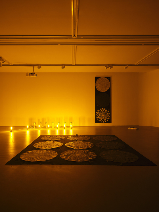 Cha Yeonså's works are on display at Doosan Art Center Doosan Gallery's "sent in and spun" exhibition. [DOOSAN ART CENTER DOOSAN GALLERY]
