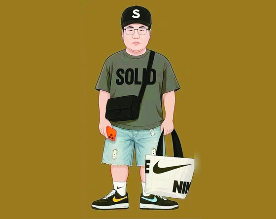 An AI-generated image of a "young 40" man going viral on online communities [JOONGANG ILBO]