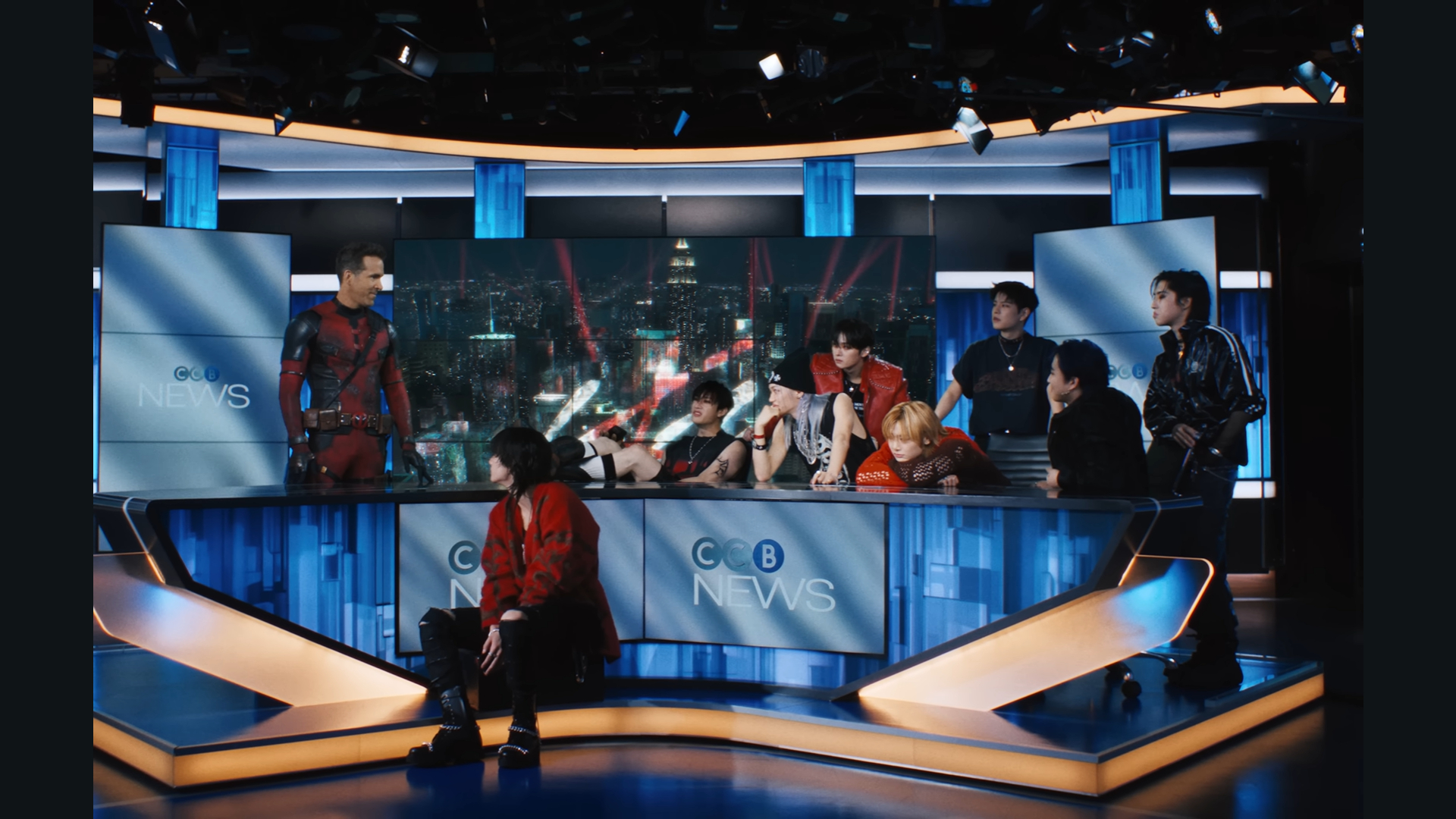 Actor Ryan Reynolds featured in boy band Stray Kids' music video for ″Chk Chk Boom″ [SCREEN CAPTURE]
