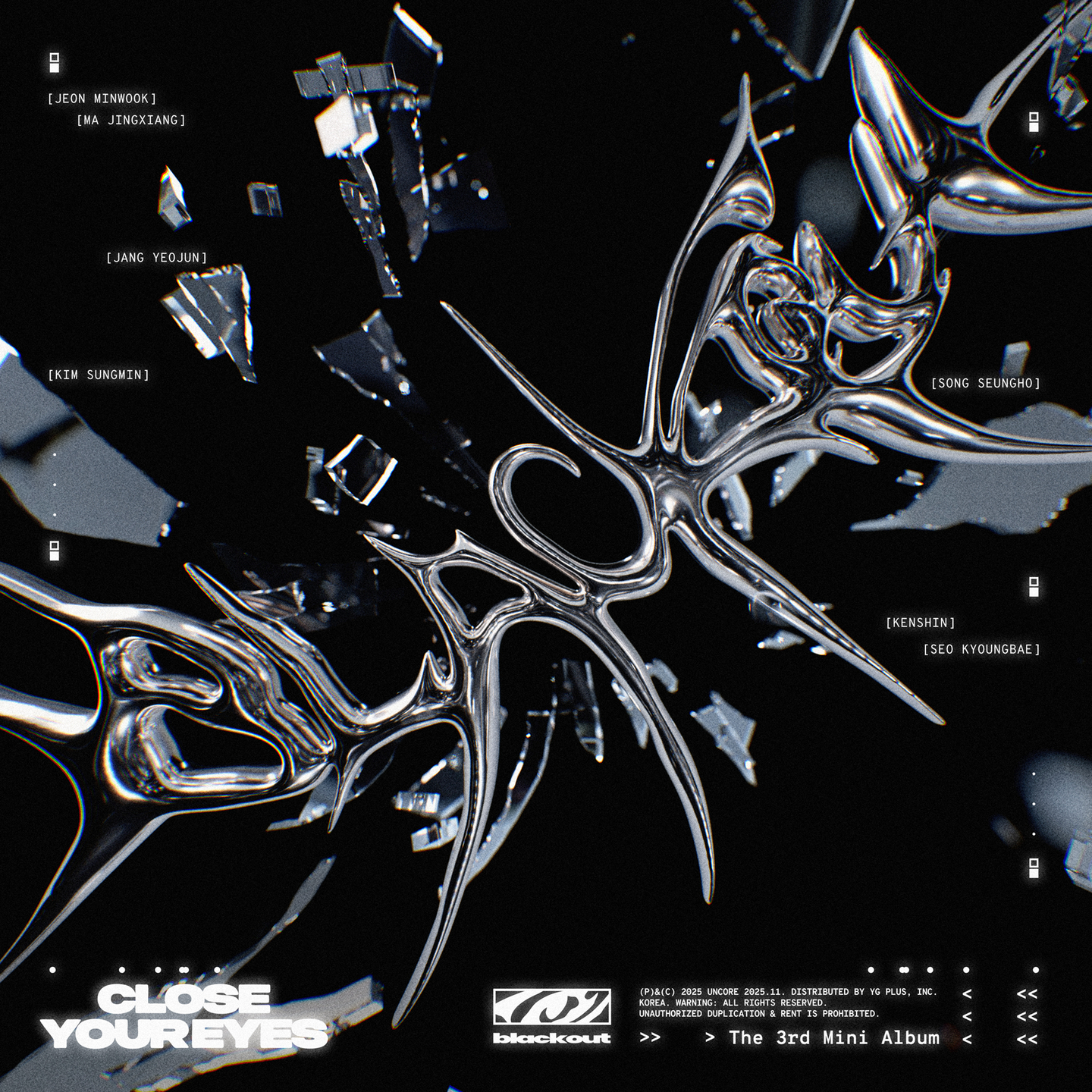 Close Your Eyes' third EP, "blackout" [UNCORE]