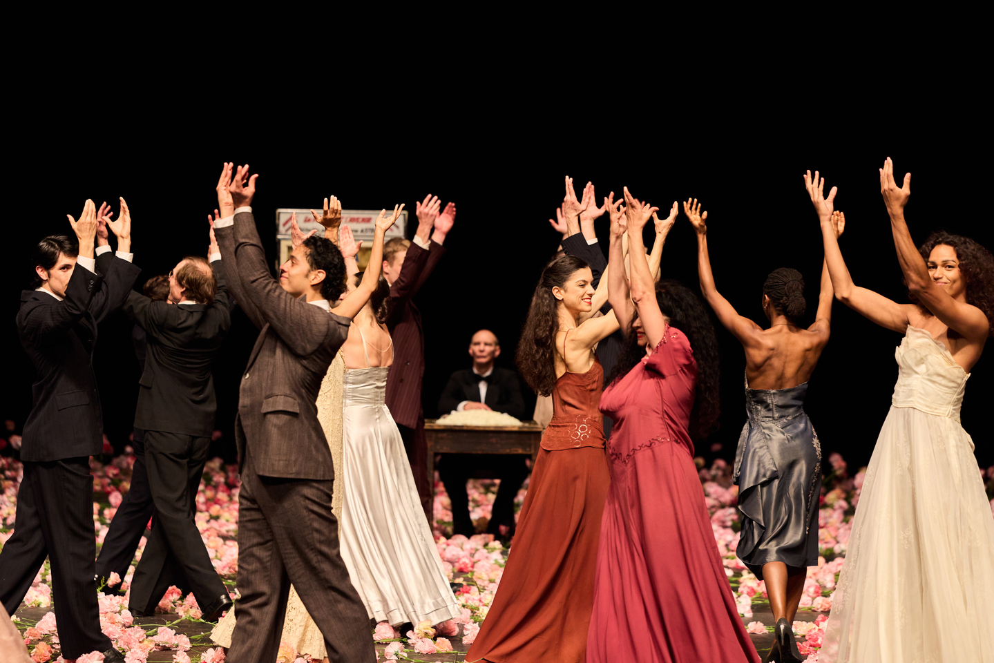 A scene from ″Nelken,″ also known as ″Carnations,″ by Pina Bausch [LG ARTS CENTER]