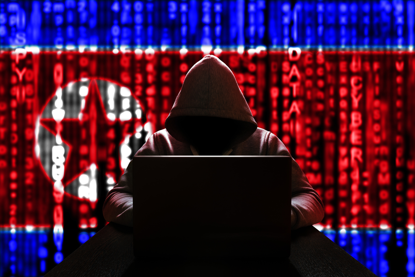 An illustration of a North Korea hacker. Image is unrelated to the story. [GETTY IMAGES BANK]