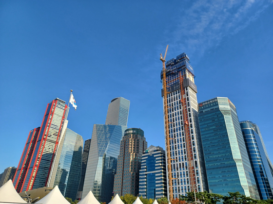The Yeouido financial district in western Seoul [YONHAP]