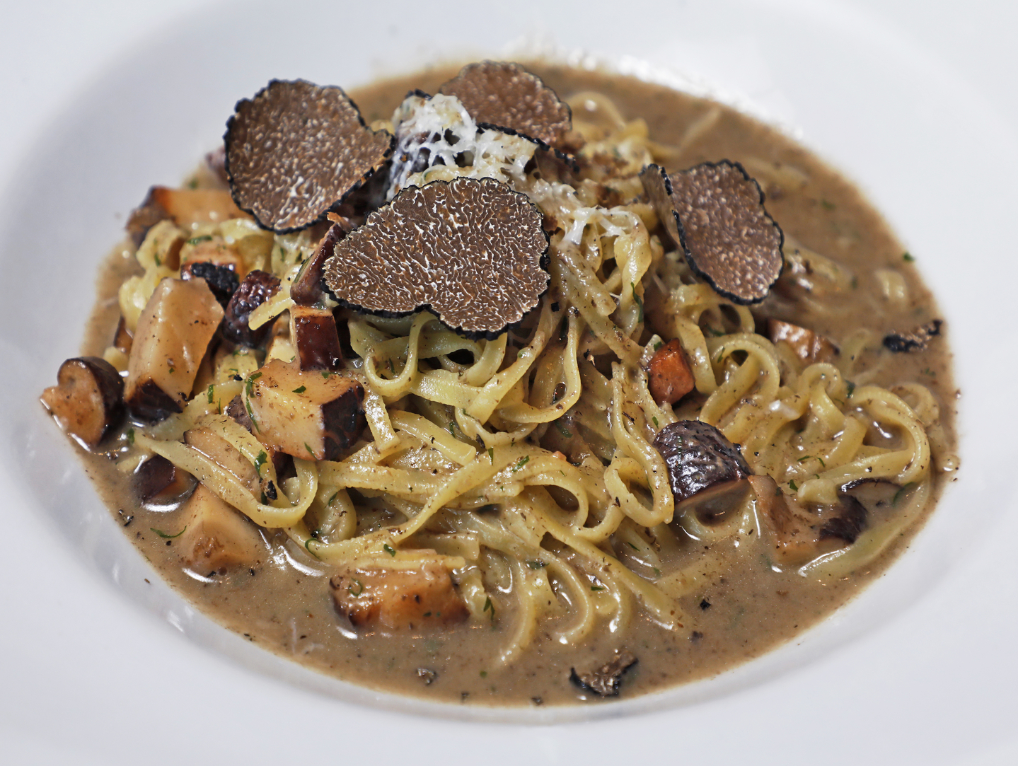 Tagliolini al Tartufo served at Park Hyatt Seoul’s Italian restaurant Cornerstone in Gangnam District, southern Seoul [PARK SANG-MOON]