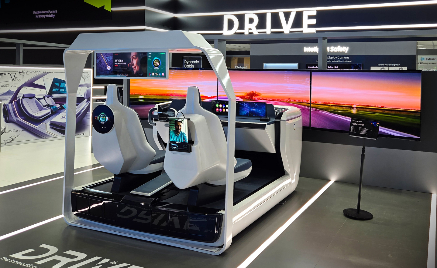 Samsung Display's booth at the IAA Mobility 2025 show held in Munich in September [SAMSUNG DISPLAY]