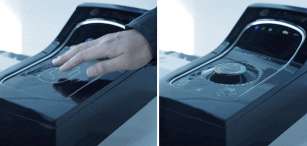 LG Display's 12-inch vehicle-mounted jog dial display using stretchable screen technology [LG DISPLAY]