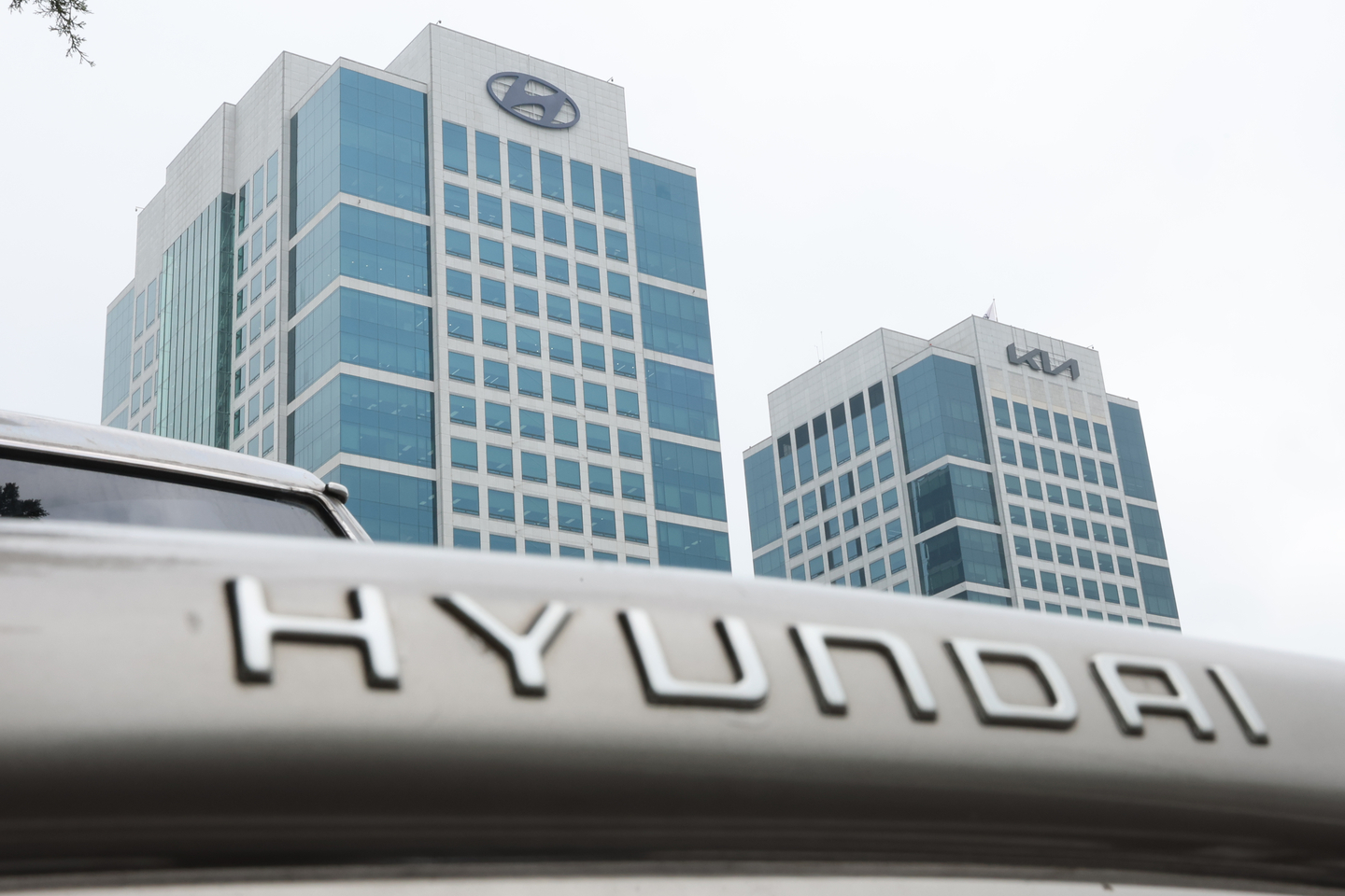 The Hyundai Motor headquarters in Gangnam District, southern Seoul, on April 25, 2024. [YONHAP]