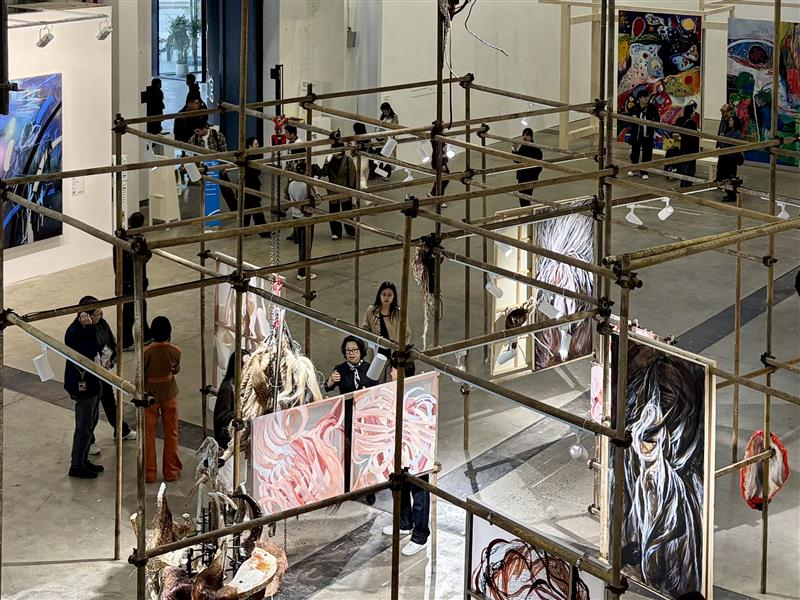 The 2025 West Bund Art and Design fair is being held at the West Bund Art Center on Nov. 15 in Shanghai, China. [LEE JIAN]