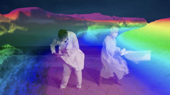 A video installation by Joan Jonas is on display at the Nam June Paik Art Center in Yongin, Gyeonggi. [YONHAP]