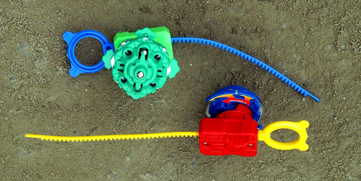 “Beyblade” signature tops that launch with a pull-chain[JOONGANG ILBO]