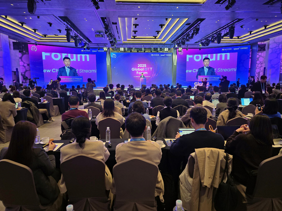 An international forum on streaming services is being held at the Ambassador Seoul hotel in Jung District, central Seoul on Nov. 6. [YONHAP]