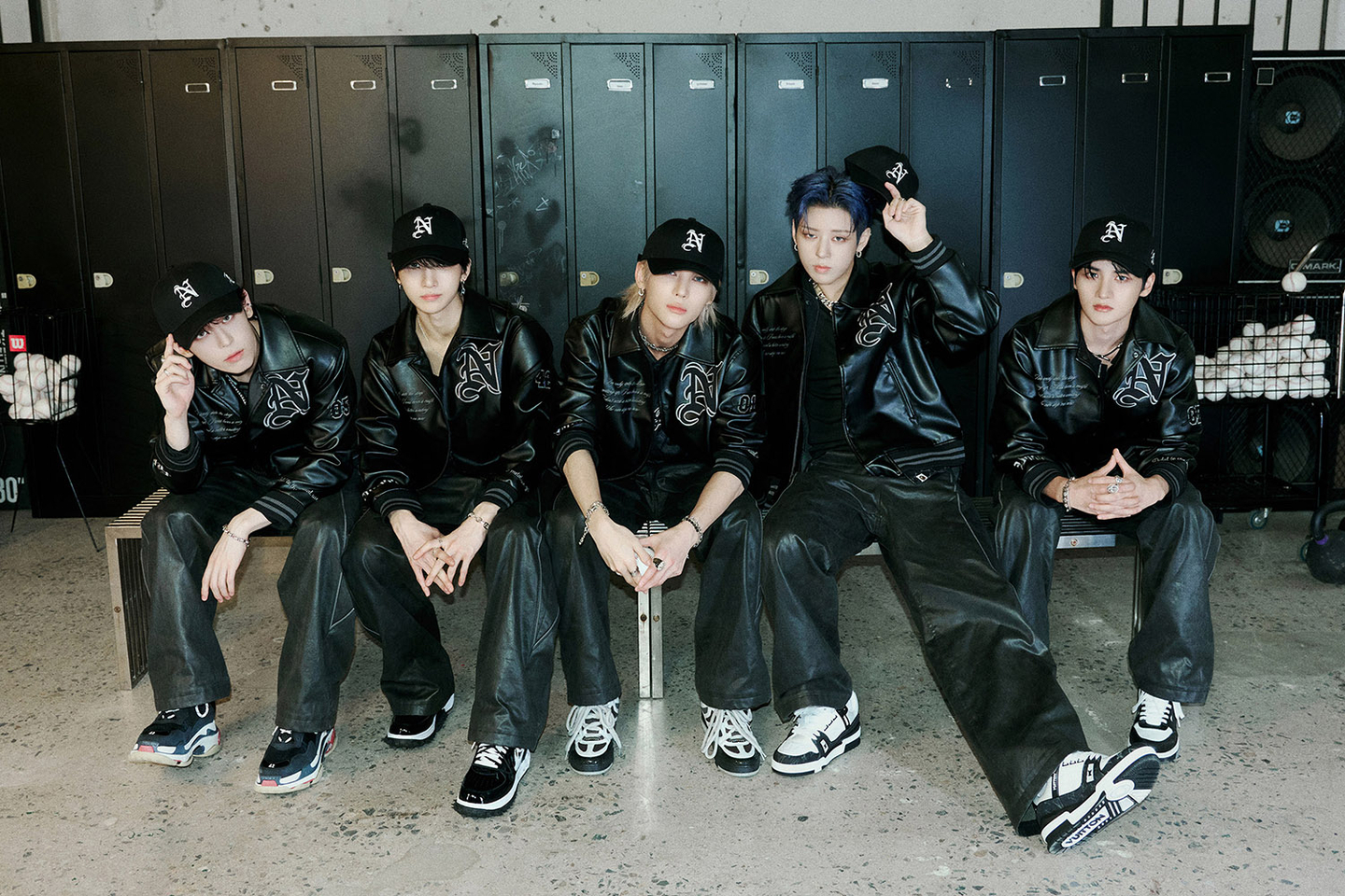 A promotional photo for boy band NOWZ's third single, ″Play Ball″ [CUBE ENTERTAINMENT]