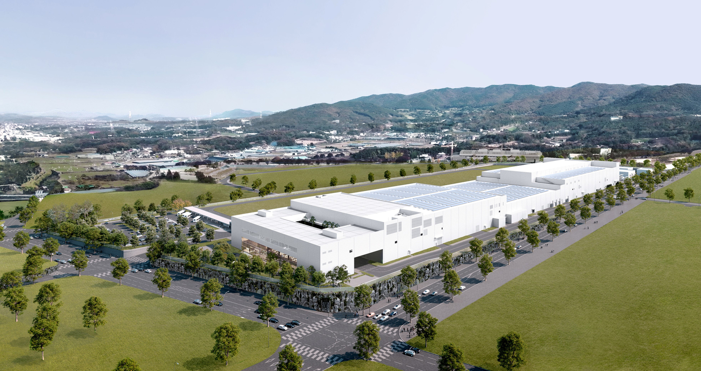 A rendering shows Hyundai Motor and Kia’s Future Mobility Battery Campus, set to be built at the Fifth General Industrial Complex in Anseong, Gyeonggi. [HYUNDAI MOTOR GROUP]