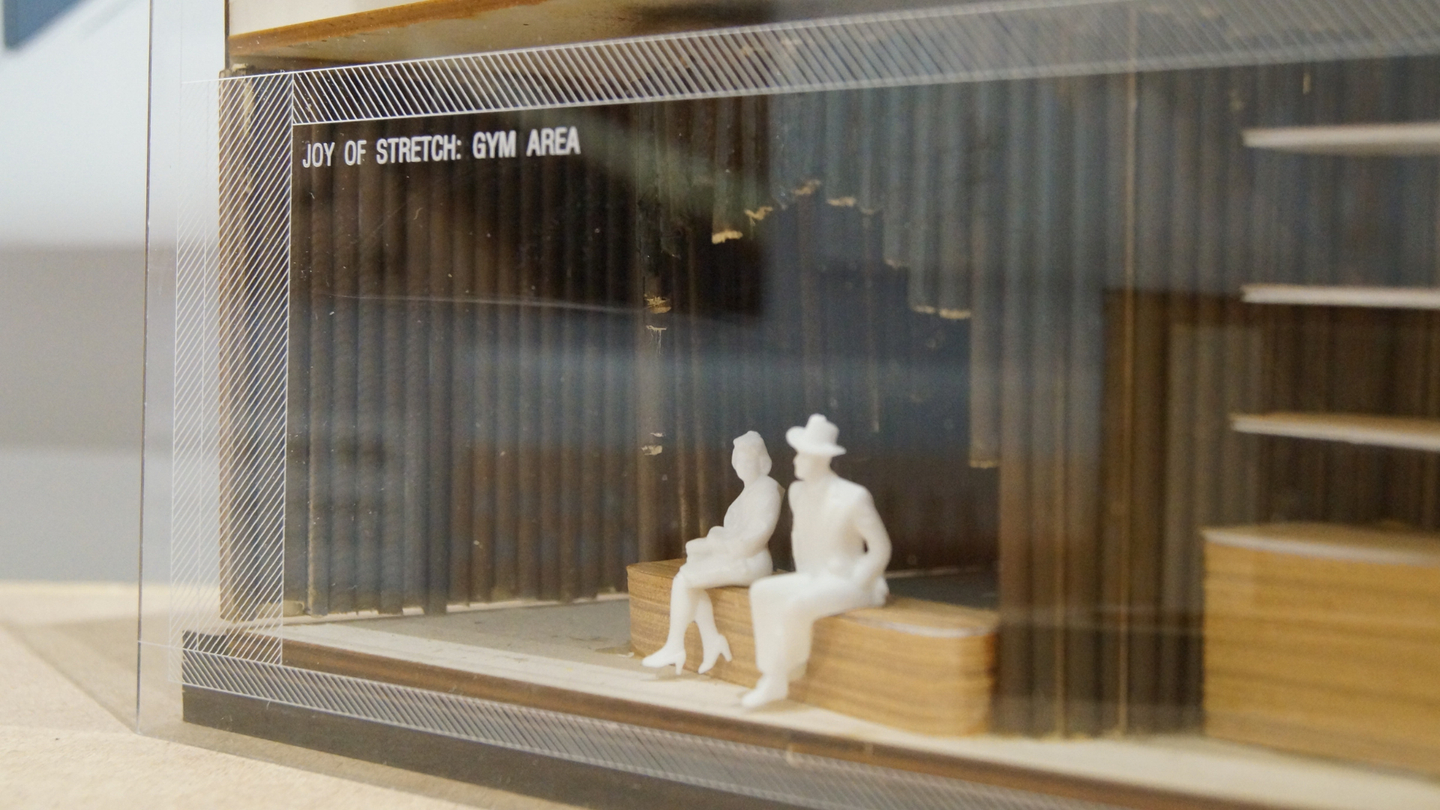 A miniature building made for Bouddakham Phavina's ″A Garden of Joys″ project. [BOUDDAKHAM PHAVINA]