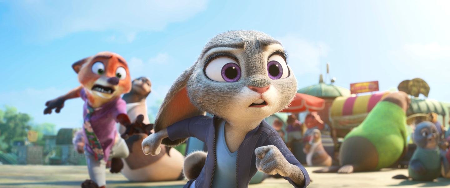  A still cut from the film "Zootopia 2" shows Nick Wilde, voiced by Jason Bateman, left, and Judy Hopps, voiced by Ginnifer Goodwin. [AP/YONHAP]