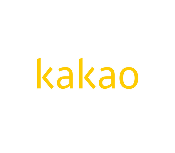 A logo of Kakao