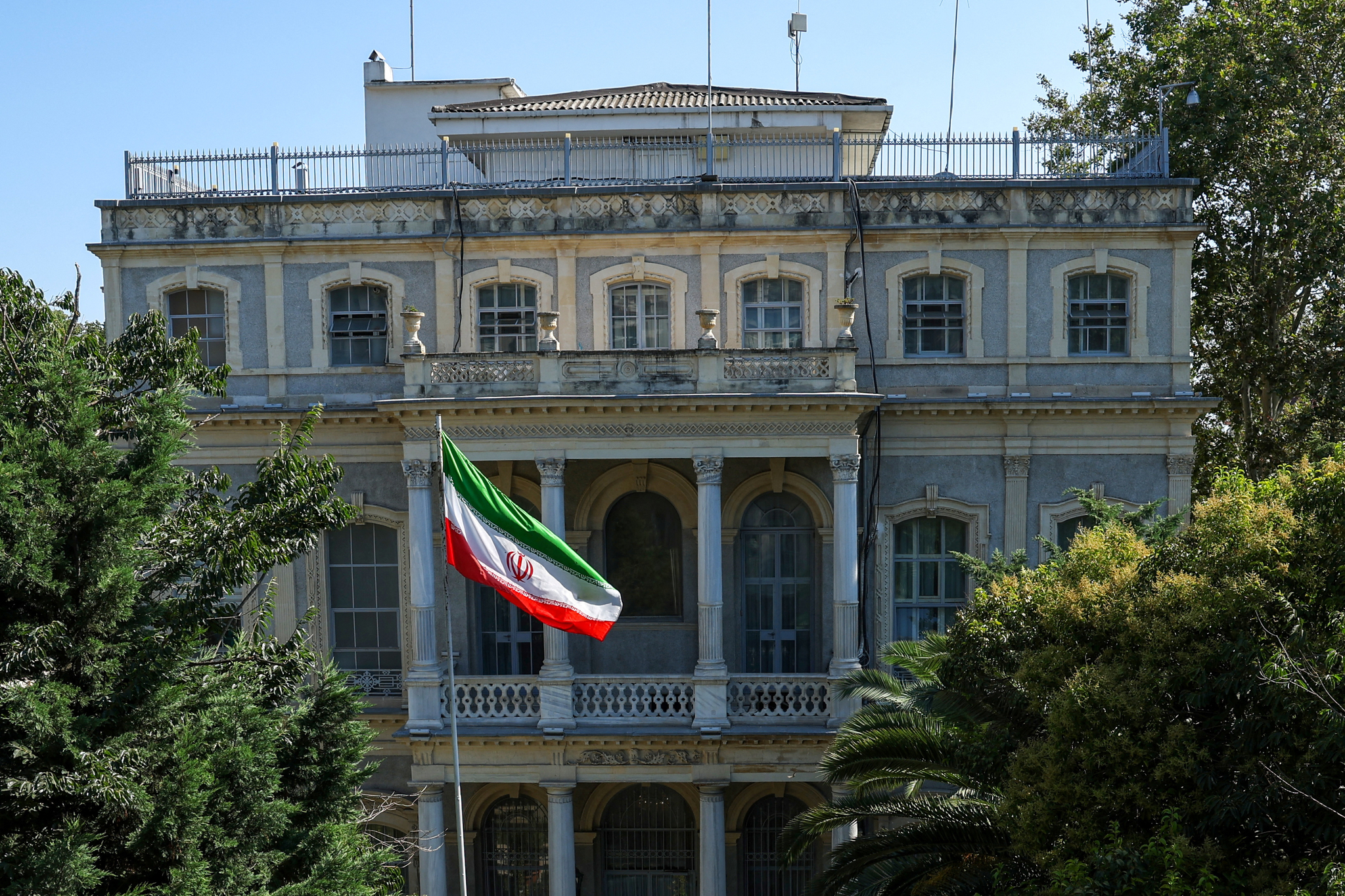 General view of the Iranian Consulate [REUTERS/YONHAP]