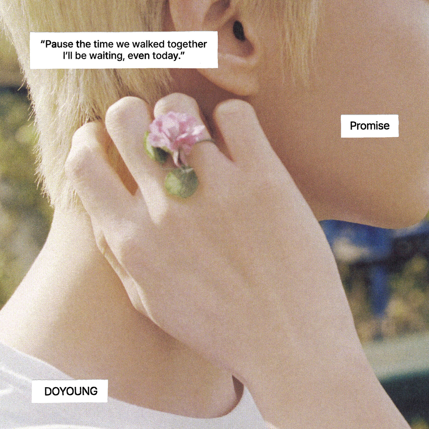 Cover for Doyoung's new single ″Promise″ [SM ENTERTAINMENT]