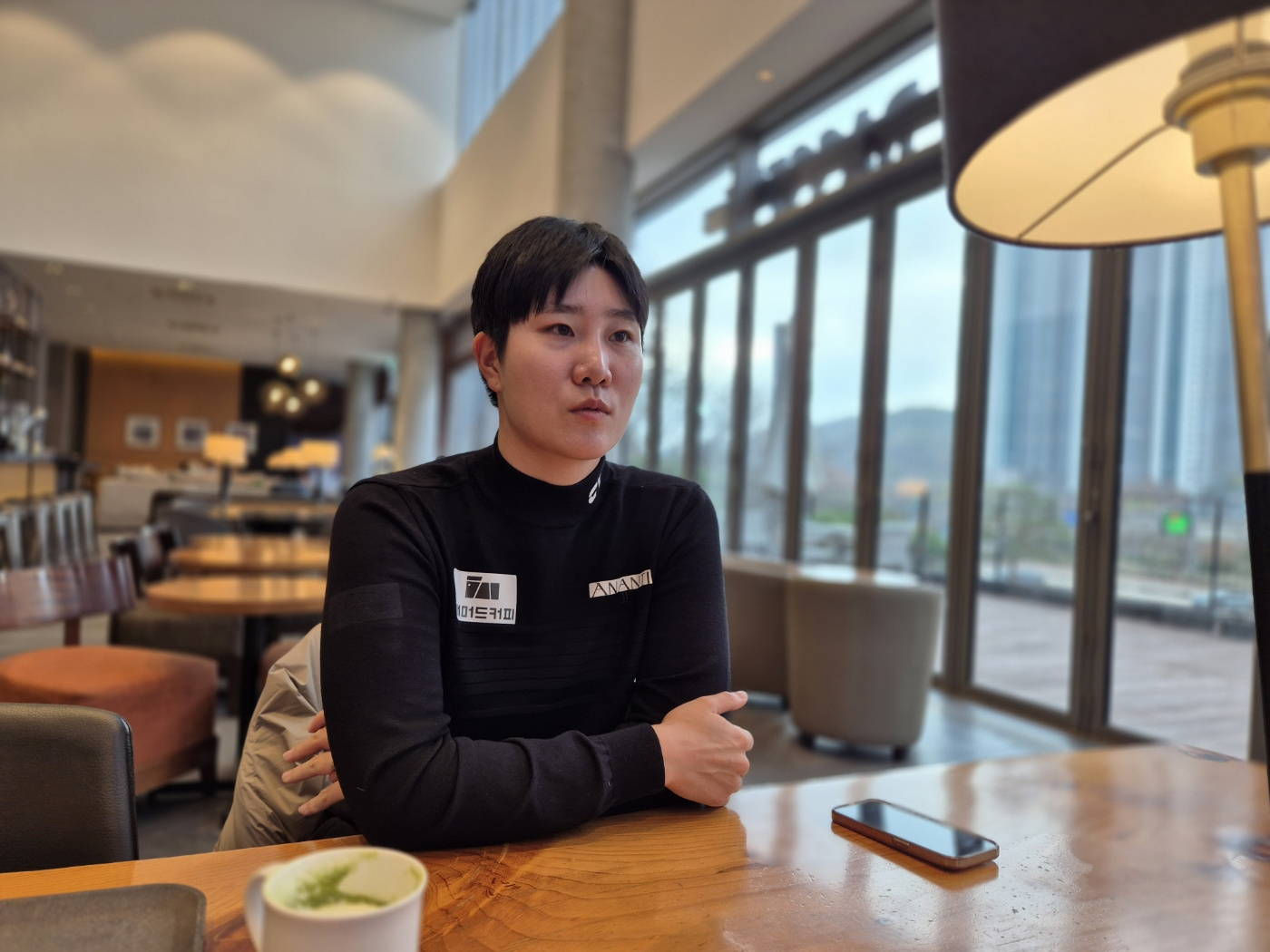 Seong Eun-jeong speaks during an interview with the JoongAng Ilbo at Suwon Country Club in Yongin, Gyeonggi. [JOONGANG ILBO]