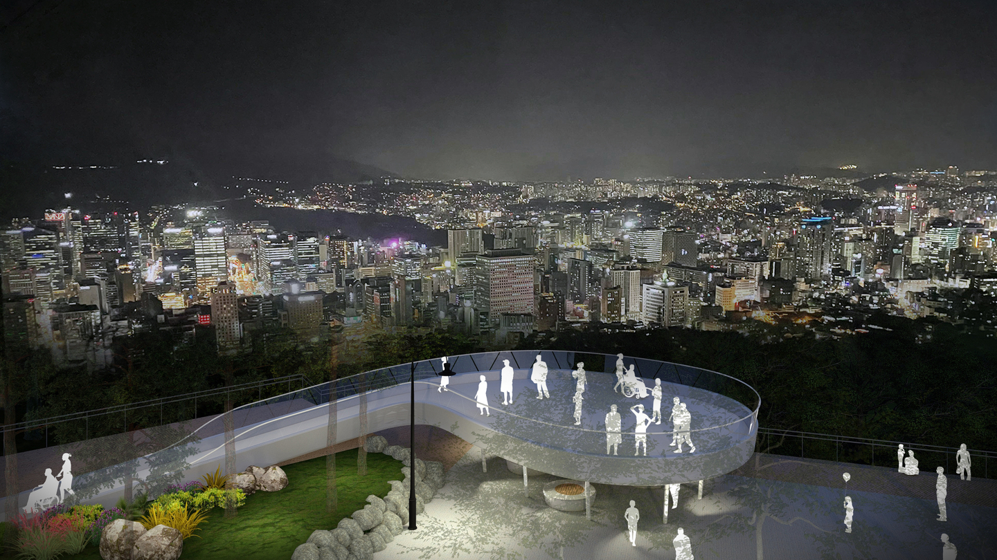 A render of Mount Namsan after renovation, designed by the Seoul Metropolitan Government [SEOUL METROPOLITAN GOVERNMENT]
