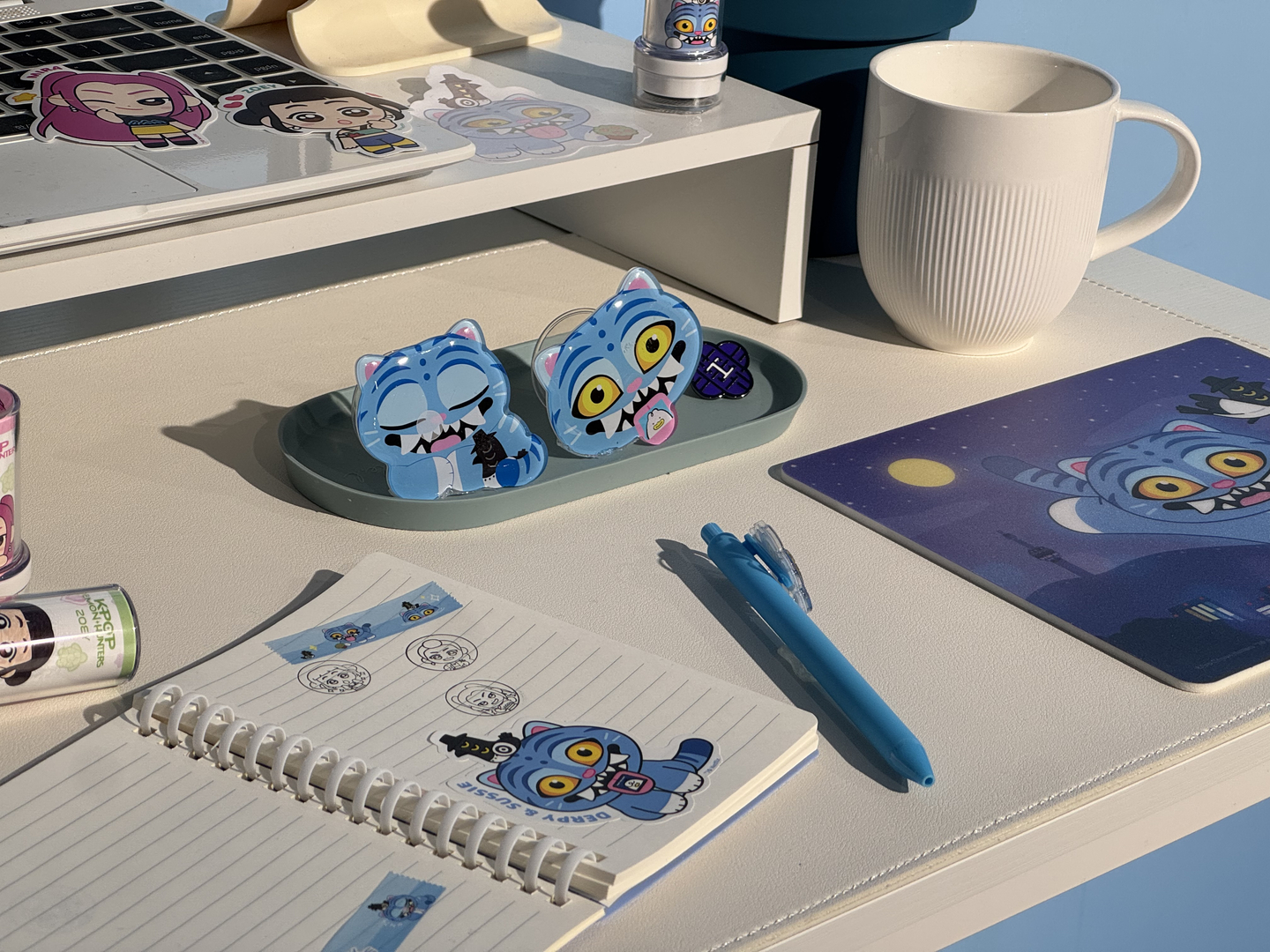 Derpy merchandise displayed at Netflix's ″KPop Demon Hunters″ pop up store in Seongsu-dong, eastern Seoul [KIM JI-YE]