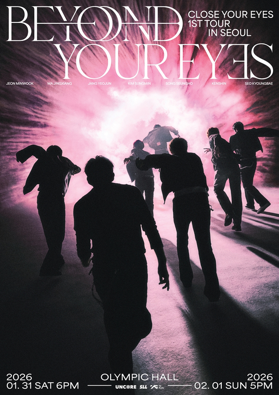 Close Your Eyes' "Beyond Your Eyes" concert poster [UNCORE]