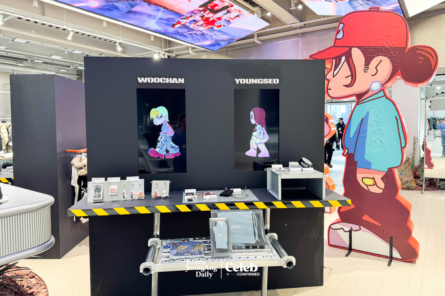 “Allday Project” pop-up store in Seongsu-dong, eastern Seoul [DANIELA GONZALEZ PEREZ]