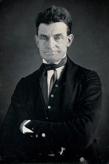A photograph of John Brown taken by Augustus Washington between 1846 and 1847. [WIKIPEDIA]