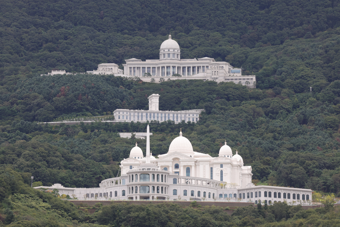 The Unification Church headquarters in Gapyeong, Gyeonggi, is seen on Sept. 18. [YONHAP]