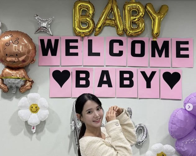 Actor Nam Bo-ra announces her pregnancy in a photo uploaded on Instagram [SCREEN CAPTURE]