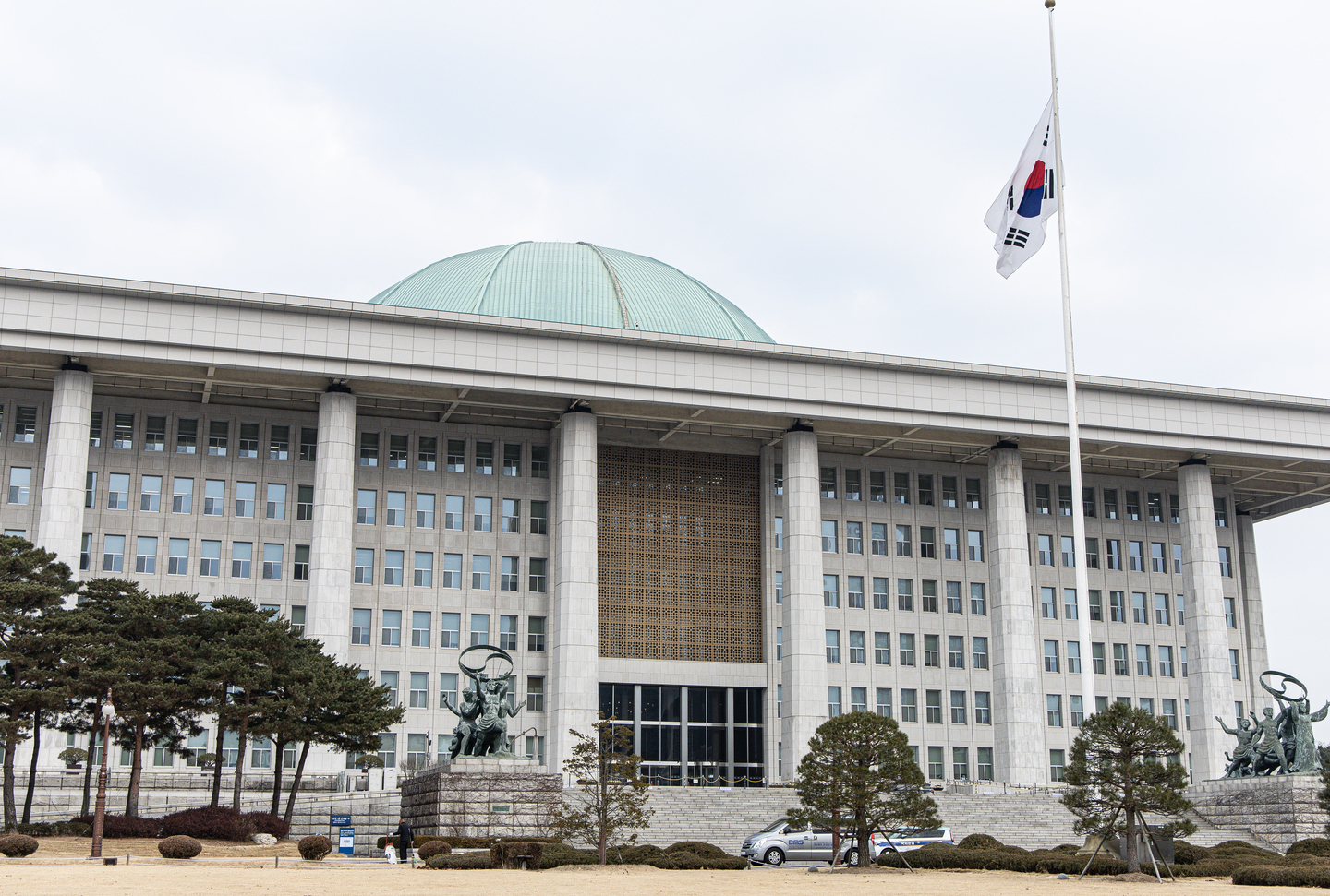 The National Assembly building is seen in western Seoul on Dec. 30, 2024. [NEWS1] 