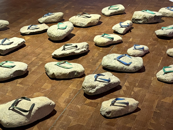 ″Stone Slippers″ (2013) by Abdullah Al Saadi [LEE JIAN]