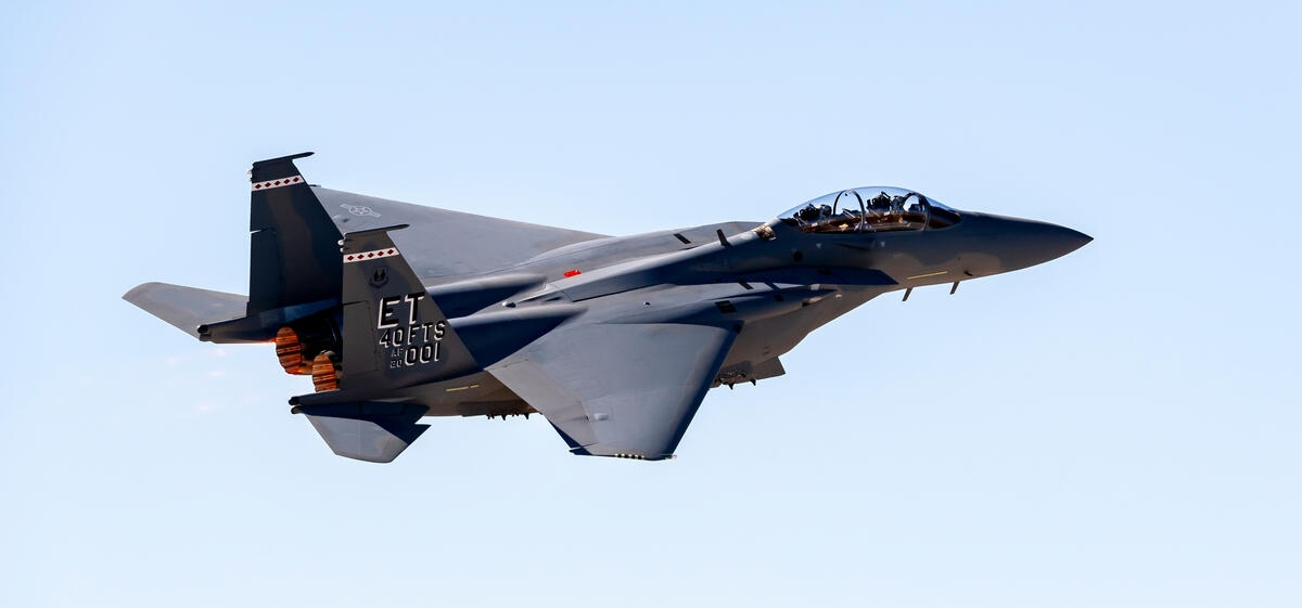 This photo, provided by Boeing, shows its F-15EX aircraft [BOEING]