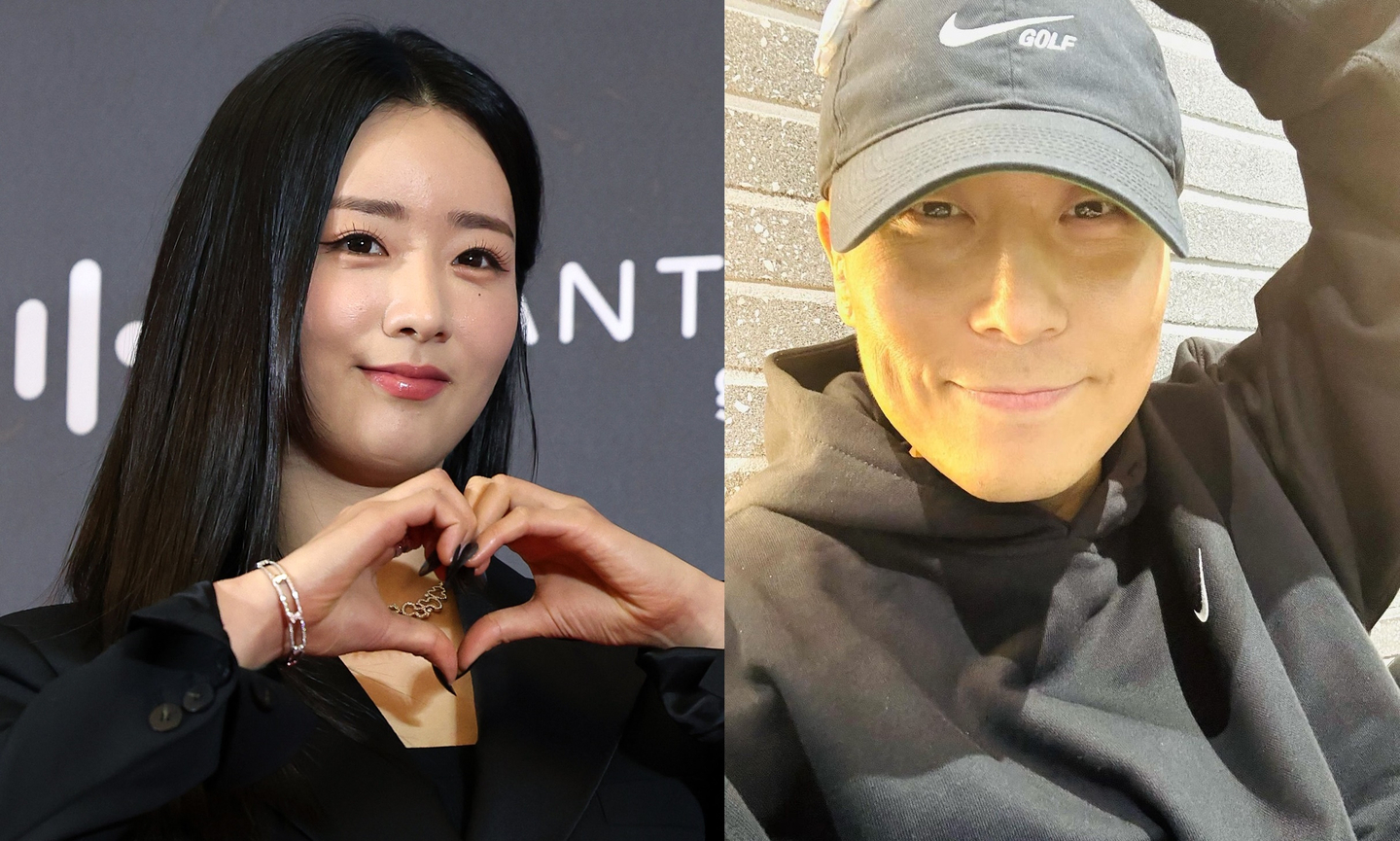 Bomi of girl group Apink, left, and songwriter Rado [NEWS1, SCREEN CAPTURE]