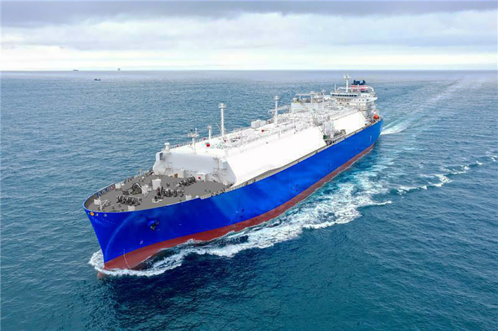 A rendering of an LNG carrier identical to the vessel that Hyundai Glovis plans to order [HYUNDAI GLOVIS]