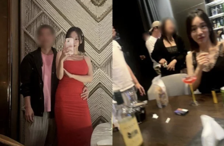 Hwang Ha-na is spotted in Phnom Penh, Cambodia, as seen in this report from Korean media outlet Ilyo Sisa on June 16. [SCREEN CAPTURE]