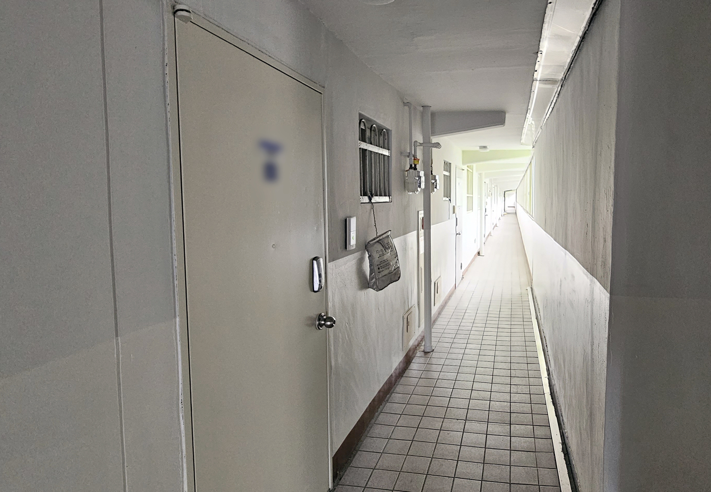 An apartment hallway is seen in Hwasun County, South Jeolla on July 3, 2023. [YONHAP] 