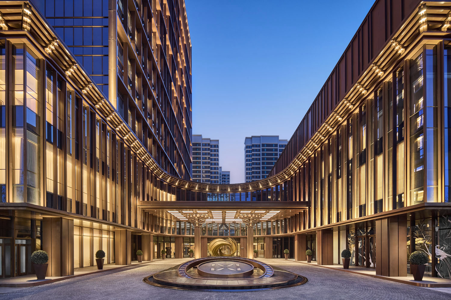 A 3-D rendered image of Shilla Hotel's new China hotel, Shilla Monogram Xi'an [THE SHILLA]