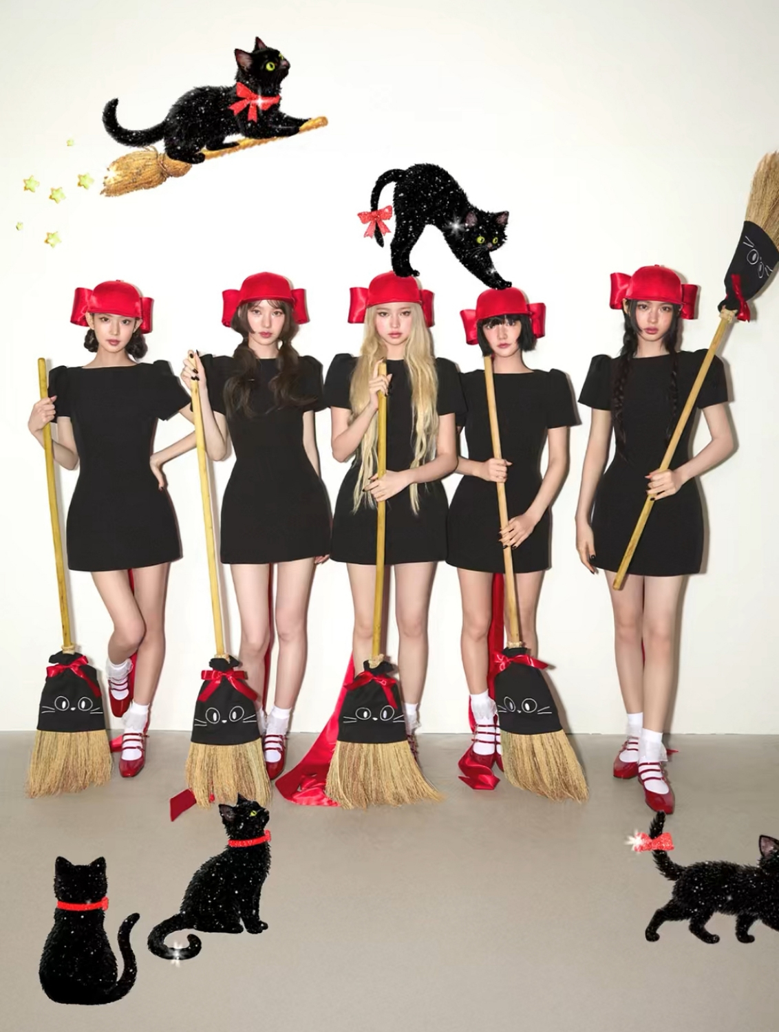 A teaser image for girl group KiiiKiii's upcoming EP ″Delulu Pack″ [STARSHIP ENTERTAINMENT]
