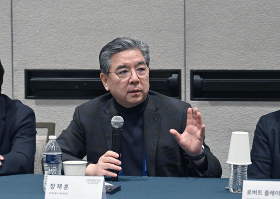 Hyundai Motor Group Vice Chairman Chang Jae-hoon speaks about his plans for robots during an interview at the CES 2026 in Las Vegas on Jan. 5. [HYUNDAI MOTOR]