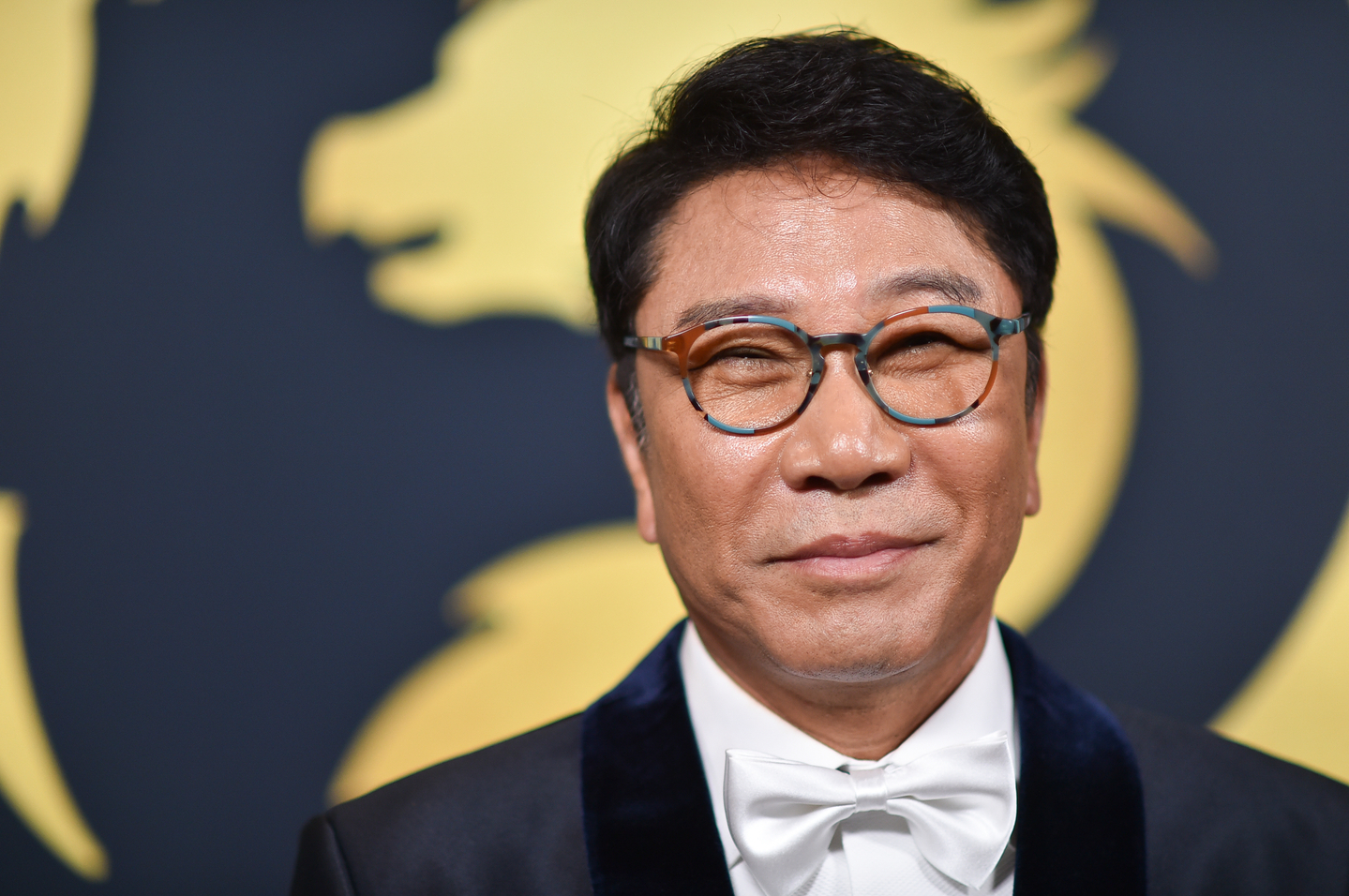 Lee Soo-man arrives at the Asian Hall of Fame Induction Ceremony on Saturday, Nov. 1, at The Biltmore Los Angeles in Los Angeles. [AP/YONHAP]
